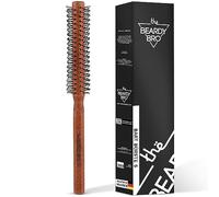 The Beardy Bro Men's Round Brush for Beard and Hair I Beard Brush for Men with Beard I Hair Dryer Brush with Special Nubs I Hair Brush for Short to Medium Length Hair