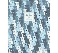 The Bears Notebook - Ruled Pages - 8x10 - Large: (Ice Blue Edition) Fun notebook 192 ruled/lined pages (8x10 inches / 20.3x25.4 cm / Large Jotter)