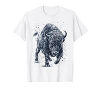 The Beast Fury Bison Buffalo Vintage Look T-Shirt