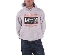 The Beastie Boys Hoodie So What Cha Want Official Mens Grey Pullover L