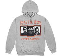 The Beastie Boys Hoodie So What Cha Want Official Mens Grey Pullover M