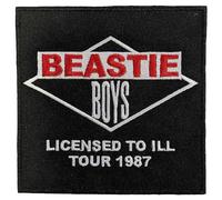 The Beastie Boys Licensed To Ill Tour 1987 Woven Patch Accessory Size