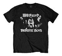 The Beastie Boys T Shirt Check Your Head Japanese Logo Official Mens Black S