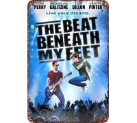 The Beat Beneath My Feet Movie Poster Retro Funny Metal Tin Sign, Outdoor Home Wall Decoration 8x12inch