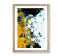 The Beat Goes On Abstract Framed Print | A2 Oak Framed Wall Art | Ready to Hang | Abstract Fantasy Picture | Living Room Bedroom Lounge Office