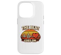 The Beat Goes On - Heart Attack Survivor - Cardiac Recovery Case for iPhone 14 Pro