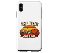 The Beat Goes On - Heart Attack Survivor - Cardiac Recovery Case for iPhone XS Max