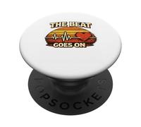 The Beat Goes On - Heart Attack Survivor - Cardiac Recovery PopSockets Adhesive PopGrip