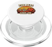 The Beat Goes On - Heart Attack Survivor - Cardiac Recovery PopSockets PopGrip for MagSafe