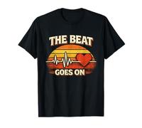 The Beat Goes On - Heart Attack Survivor - Cardiac Recovery T-Shirt