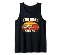 The Beat Goes On - Heart Attack Survivor - Cardiac Recovery Tank Top