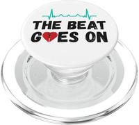 The Beat Goes On Heart Survivor Heart Patient PopSockets PopGrip for MagSafe