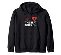 The Beat Goes On Zip Hoodie