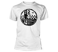 The Beat Official T Shirt Ska Band Logo 2 Tone Label White S