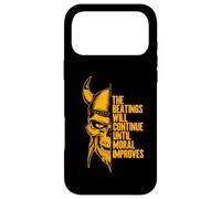 The Beatings Will Continue Until Morale Improves Case for iPhone 17 Pro Max