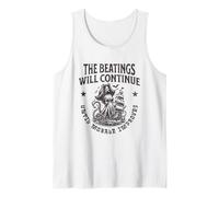 The Beatings Will Continue Until Morale Improves Funny Boss Tank Top