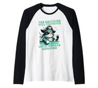 The Beatings Will Continue Until Morale Improves Raglan Baseball Tee