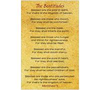 The Beatitudes Inspirational Christian Poster-D4