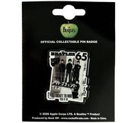 The Beatles 1965 Pin Badge in Black The Beatles Black