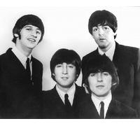 THE BEATLES 8X10 B&W PHOTO