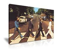 The Beatles Abbey Road Canvas Wall Art Picture Print Best Gift For Beatles Fan Home Office Decoration (S: 46cm X 31cm)
