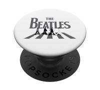 The Beatles - Abbey Road Greyscale Album Cover PopSockets Adhesive PopGrip
