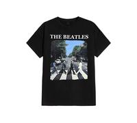 The Beatles - Abbey Road & Logo - T-Shirt - black - L - 100% Cotton L