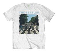 The Beatles Abbey Road Logo T-Shirt in White | Size: 9-10 Years The Beatles White 9-10 Years