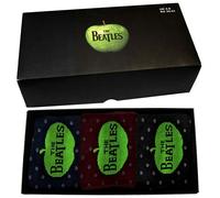 Rock Off officially licensed products The Beatles Apple And Spots Ankle Socks Boxed Set One Size