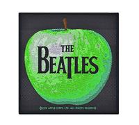 The Beatles Apple Black Green Logo Band Iron Sew On Patch Badge Official