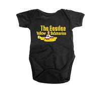 The Beatles Baby Grow Yellow Submarine Logo and Sub Official 0 to 24 Months