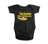 The Beatles Pyjamas Submarine Logo and Sub Official 0 to 2 Taglia Unica, M, black, M