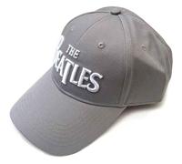The Beatles Baseball Cap Classic Drop T Band Logo Official Grey One Size