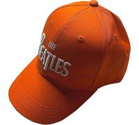 The Beatles Baseball Cap White Drop T Band Logo Official Orange One Size
