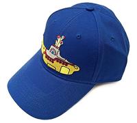 The Beatles Baseball Cap Yellow Submarine Band Logo Official Mid Blue One Size