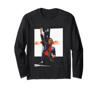 The Beatles Bass Player Paul McCartney Glasto Andy Willsher Long Sleeve T-Shirt