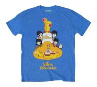 The Beatles Boys/Girls Yellow Submarine Cotton T-Shirt, Blue, 13-14 años