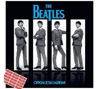 The Beatles Calendar 2026 Official Square Wall Calendar Gift Present with Free Organising Stickers