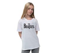 The Beatles Childrens/Kids Drop T Logo T-Shirt (9-10 Years) (White)