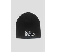The Beatles Classic Drop T Beanie Hat in Black The Beatles Black One Size