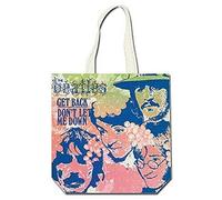The Beatles Cotton Tote Bag: Get Back (with zip top)