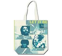 The Beatles Cotton Tote Bag: Let it be (with zip top)