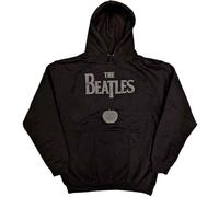 The Beatles Drop T Logo & Apple Official Unisex Hoodie Hooded Top