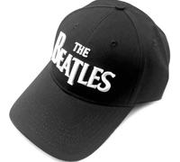 The Beatles Drop T Logo - Baseball Cap Cap Black