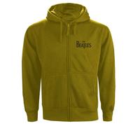 The Beatles Drop T Logo Green Zip Up Hoodie OFFICIAL