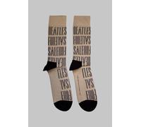 The Beatles For Sale Text Outlines Repeat Ankle Socks
