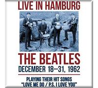 The Beatles Fridge Magnet 1962 Hamburg Official 76mm x 76mm One Size