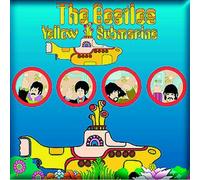 Yellow Submarine Portholes Fridge Magnet Beatles Blue One Size