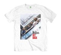The Beatles Get Back Poster T-Shirt in White | Size: 2XL The Beatles White 2XL