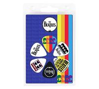 The Beatles Guitar Picks - Hard Days | 6-Pack Premium Picks with Iconic Beatles Artwork | Officially Licensed | Durable Design for Guitar & Ukulele
